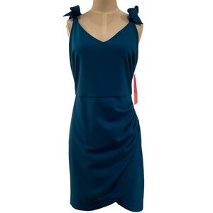 NWT Betsey Johnson Bow Strap Blue Dress Size 6
